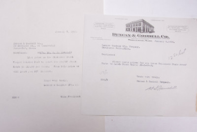1932 Lamson Goodnow Duncan Goodell Co Worcester MA Cutlery Ephemera P090C