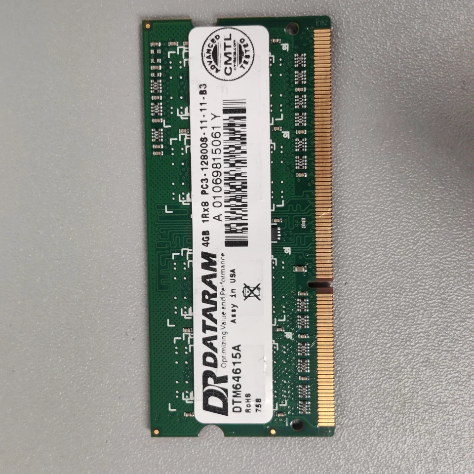 3x 4GB PC3L-12800S-11-11-B2 DDR3 Laptop Memory - Imac 2013 27" - Tested - Image 4 of 4