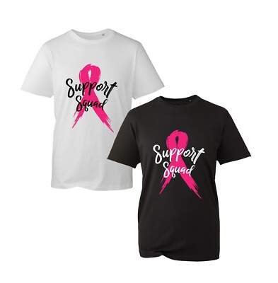 Warrior Breast Cancer Awareness T-Shirt, Pink Ribbon Support Squad Damen Top