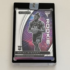 2020-21 Panini Flux Isaiah Stewart Titan No. 51 Rookie ENCASED Silver Prizm SSP