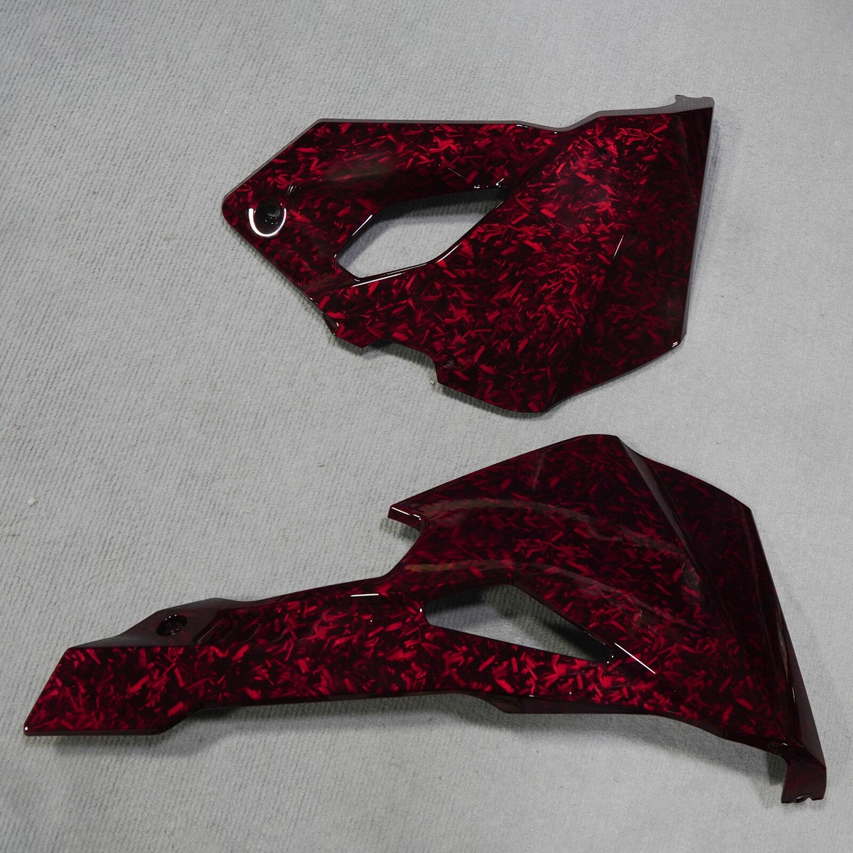 Red Forged Carbon Fiber Fairing Kit For Kawasaki 2023-2026 NINJA