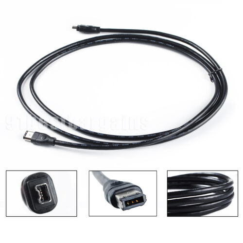 Câble mâle FireWire IEEE 1394B 4 broches mâle à 6 broches 4 Mac Pro MacBook Pro Mac mini - Photo 3/11