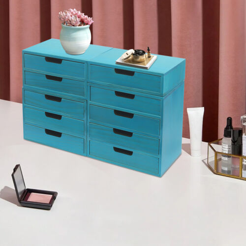 Bedroom Storage Dresser 4 Drawers with Cabinet Wood Furniture Bedroom Chest USA