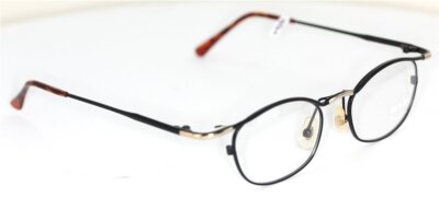 One & Top by Clou Brille T752 SC Schwarz & Gold glasses FASSUNG eyewear
