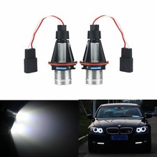 White 6W LED Angle Eyes Light For BMW E39 E60 E61 E63 E64 E65 E66 E83 X3 E53 X5