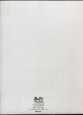 Buffy TVS Staffel 7 ''''Final Battle'''' UK exkl. Ungeschnittenes Mini-Pressblatt Ltd/299