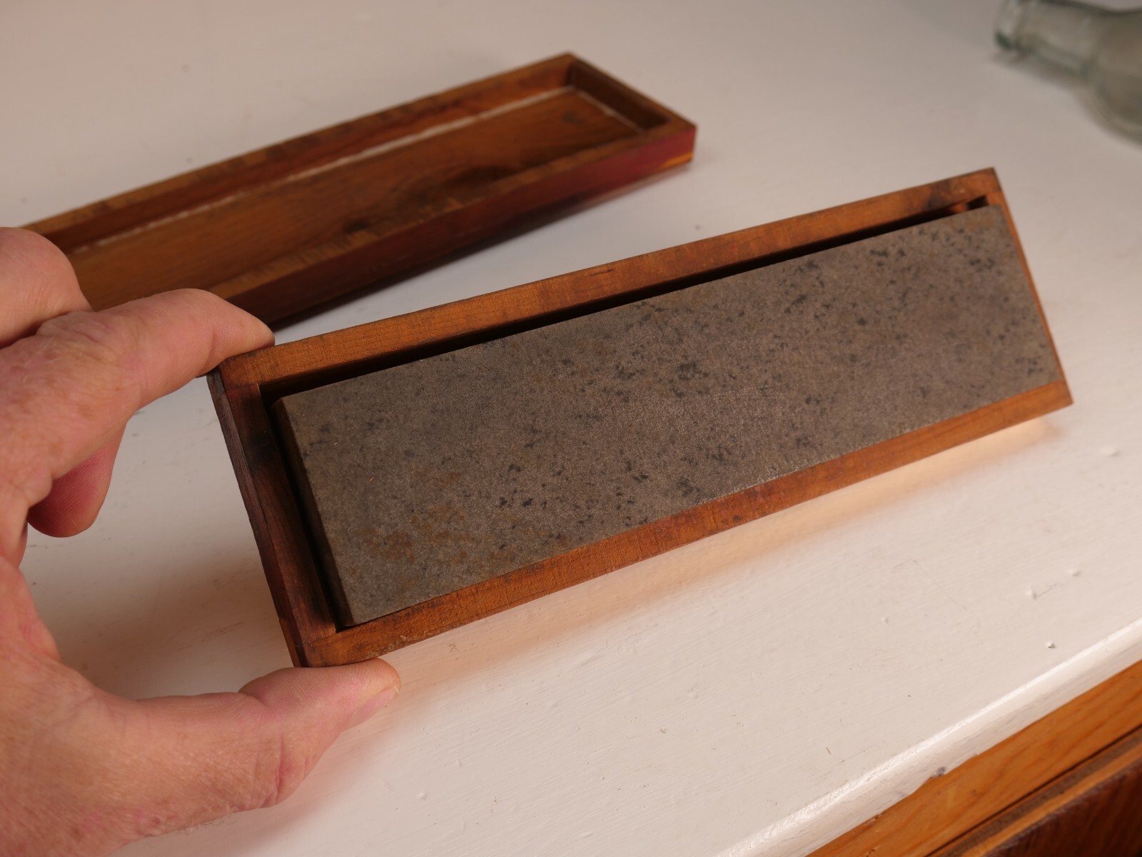 Cabela’s Medium Natural Arkansas Stone Sharpener W/ Cedar Case eBay