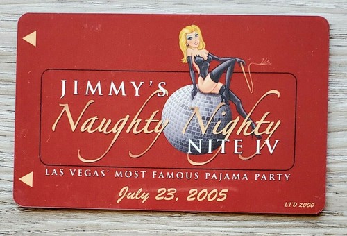 Las Vegas Palms Jimmy's Naughty Nighty Nite IV Casino Room Key 