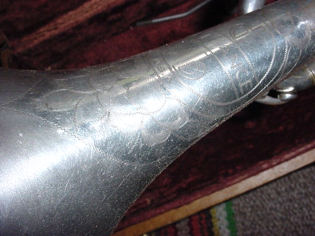 ALLIANCE トランペット VINTAGE ALLIANCE TRUMPET SILVER ORIGINAL CASE AND MOUTHPIECE