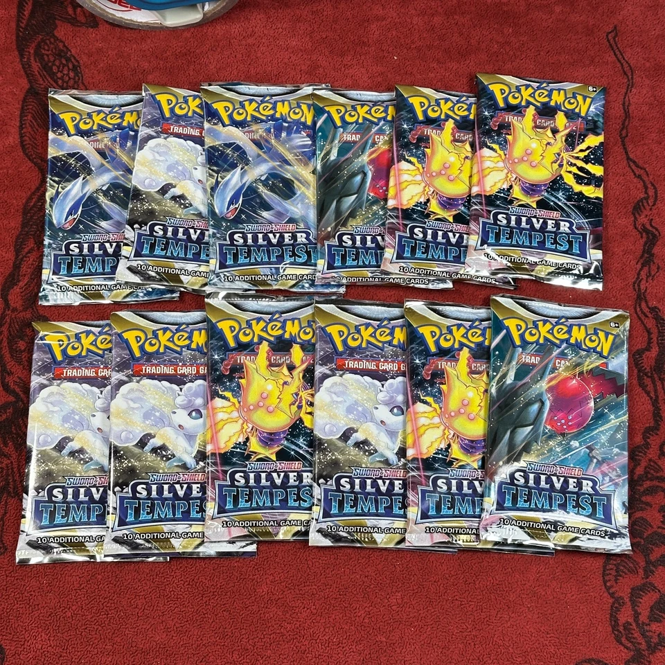 POKEMON TCG! LOT OF 120 SWSH Silver Tempest BOOSTER PACK SEALED BRAND NEW