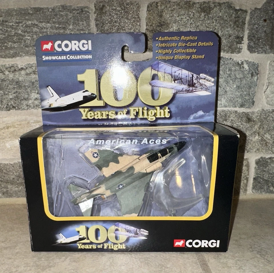 Vtg. 2004 Corgi American Aces #CS90210 F-4 Phantom II Robin Olds "Scat XXVII". - Image 2 of 4