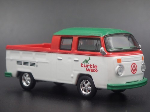 1967-1979 VW VOLKSWAGEN Tipo 2 Doble Cabina Pastilla 1/64 Escala Coche Modelo - Imagen 4 de 7