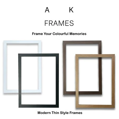 Poster Frame Black White Oak Gold Picture Photo Frames A2 A3 A4 A5 A6 60x40cm - Image 1 of 4