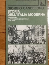 "STORIA DELL'ITALIA MODERNA " VOL 3 -GIORGIO CANDELORO - FELTRINELLI -  1^ EDIZ