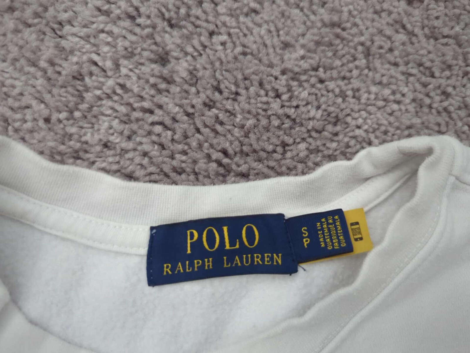 Polo Ralph Lauren maglione uomo piccolo pullover pony vernice splatter felpa