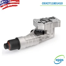 Aluminum Engine Oil Cooler Filter Housing for Benz 12-15 SLK250 C250 2711801410