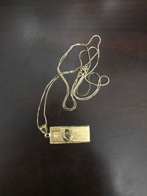 Supreme 100 Dollar Bill Pendant Outlet 