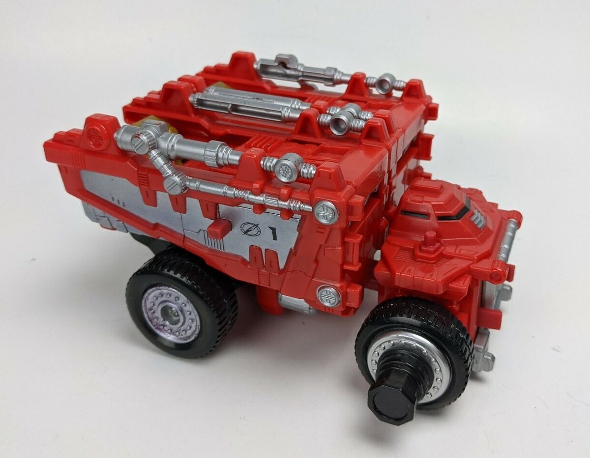 Power Rangers Operation Overdrive Red Dump Truck Zord 2006 Power Rangers Operation Overdrive Red Dump Truck Zord 2006