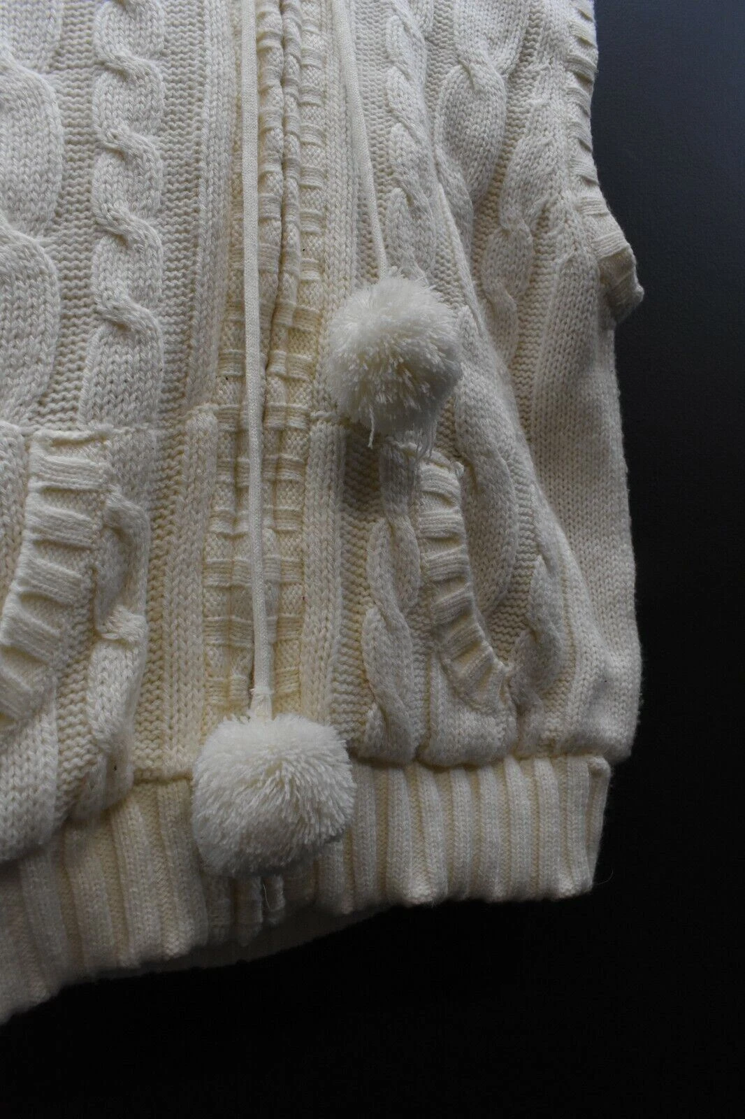 OFF WHITE Felpa con cappuccio The Original Arizona donna full zip tasca canguro maglia cavo M