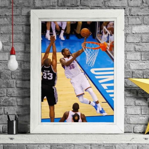 501524 Kevin Durant - NBA Basketball * 16x12 WANDDRUCK POSTER - Bild 1 von 7