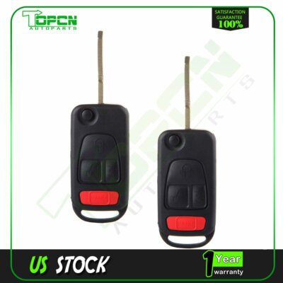 2 For Mercedes-Benz ML500 ML320 2002 2003 2004 2005 Key Fob Shell Replacement