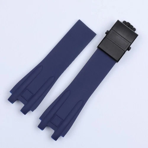 Correa de reloj ejecutiva de goma de silicona de 26 mm para Ulysse Nardin El Toro - Imagen 20 de 30