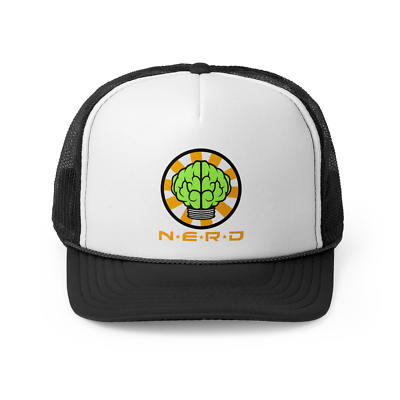 Vintage Neptunes Pharrell Williams N.E.R.D Black Mesh Snapback