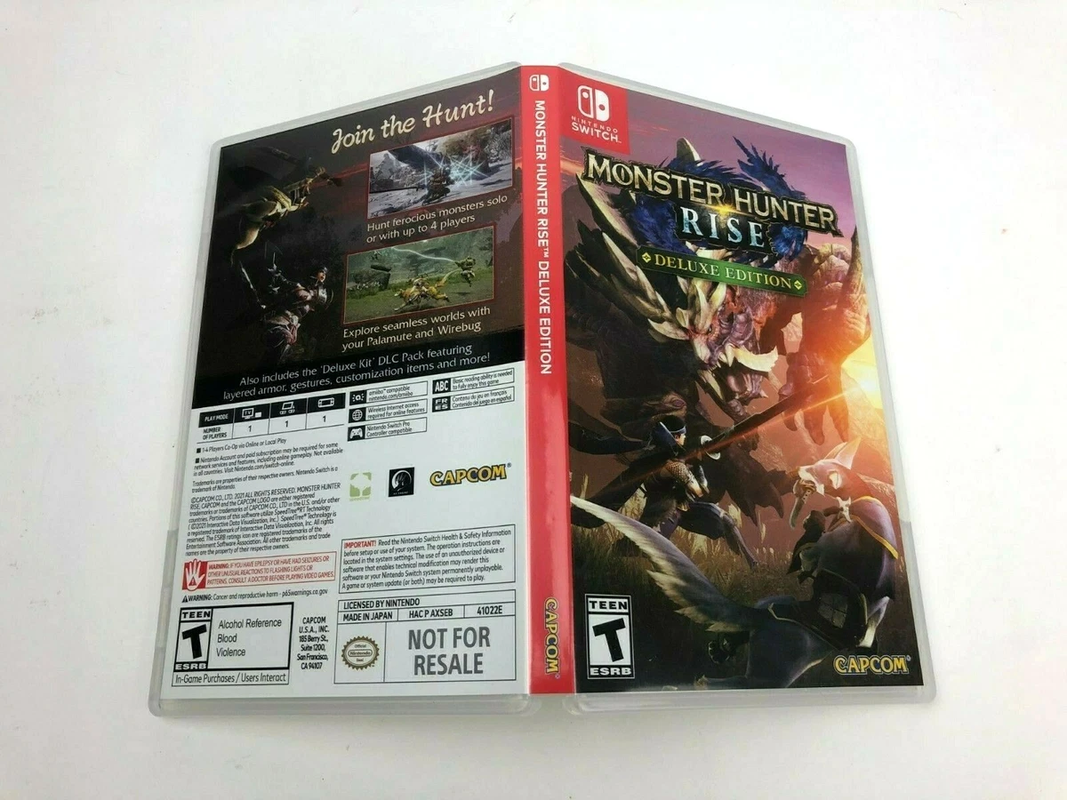 MONSTER HUNTER RISE Deluxe Kit for Nintendo Switch - Nintendo