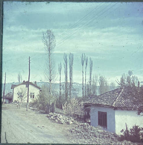 WK2 - Couleur Dia Color Slide - Bulgarisches Dorf 1941 FD6 - Afbeelding 1 van 1