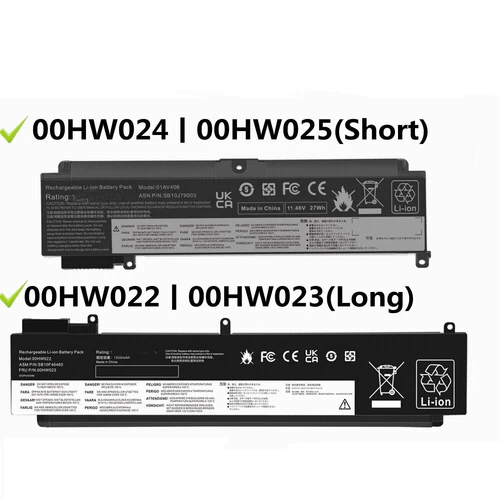 akku für Lenovo Thinkpad T460s T470s Series 00HW022 00HW023 00HW024 00HW025