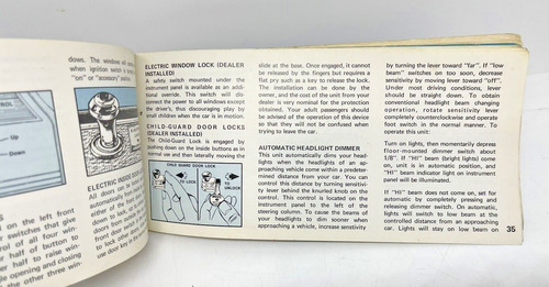 Original 1970 Chrysler Operators Instructions Owners Manual - Bild 6 von 7