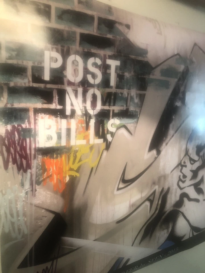 graffiti art poster SILVER SURFER BY SEEN UA 2013 Signed Lmtd SOLD OUT DISCON - Image 3 of 4