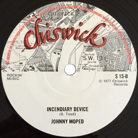 Johnny Moped - No One / Incendiary Device (7