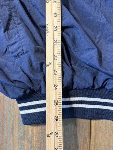 VTG UNC Tarheels V Neck Wind Breaker Large Russell Athletic Laminate Heavyweight - Picture 12 of 12