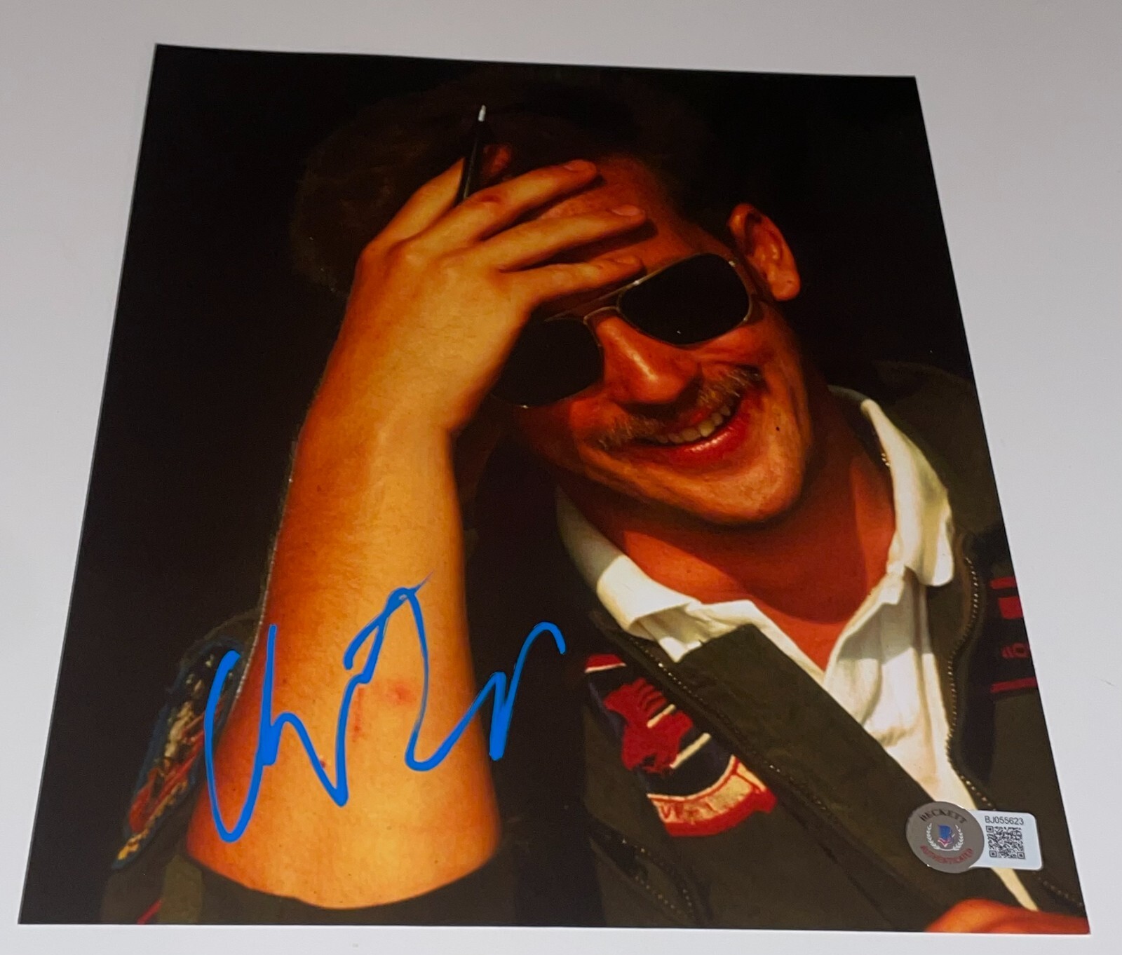 Anthony Edwards Autographed Signed 8x10 Photo Top Gun Goose Maverick Beckett BAS M 