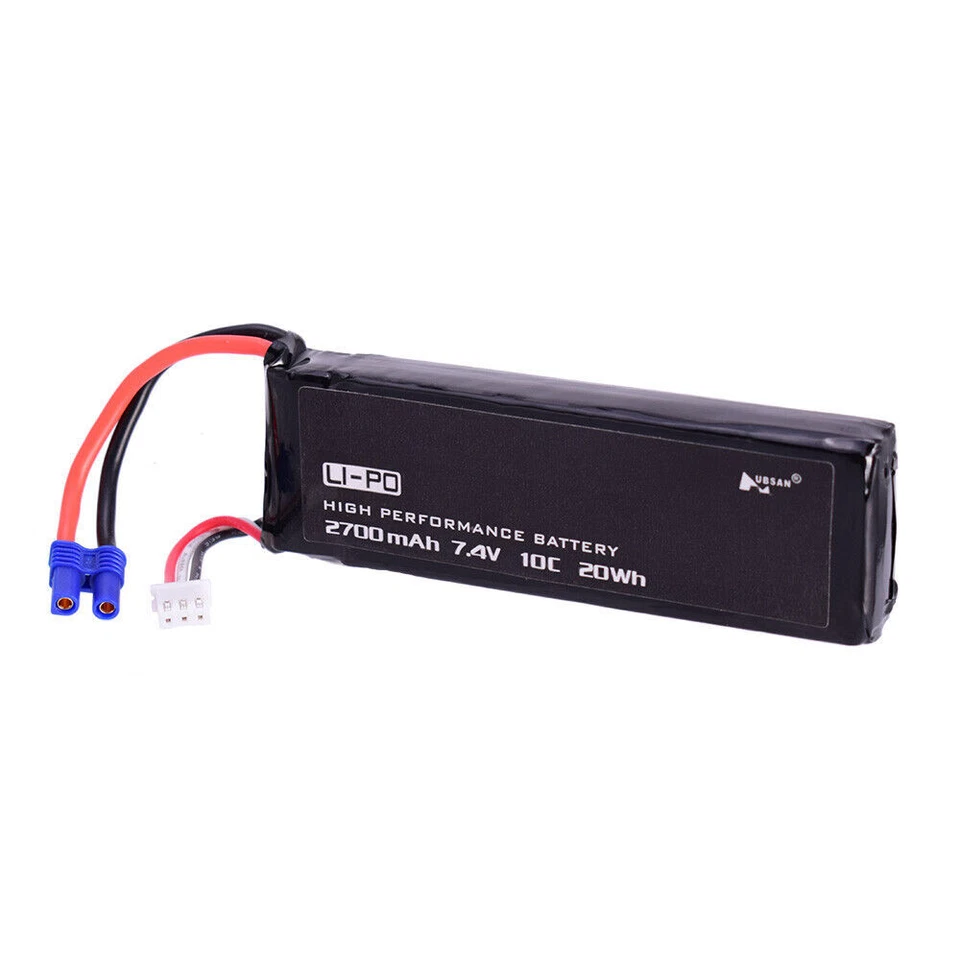 2x Hubsan RC Drone Lipo Battery 7.4V 2700mAh H501S-14 For H501S H501C H501S Pro - Image 4 of 4