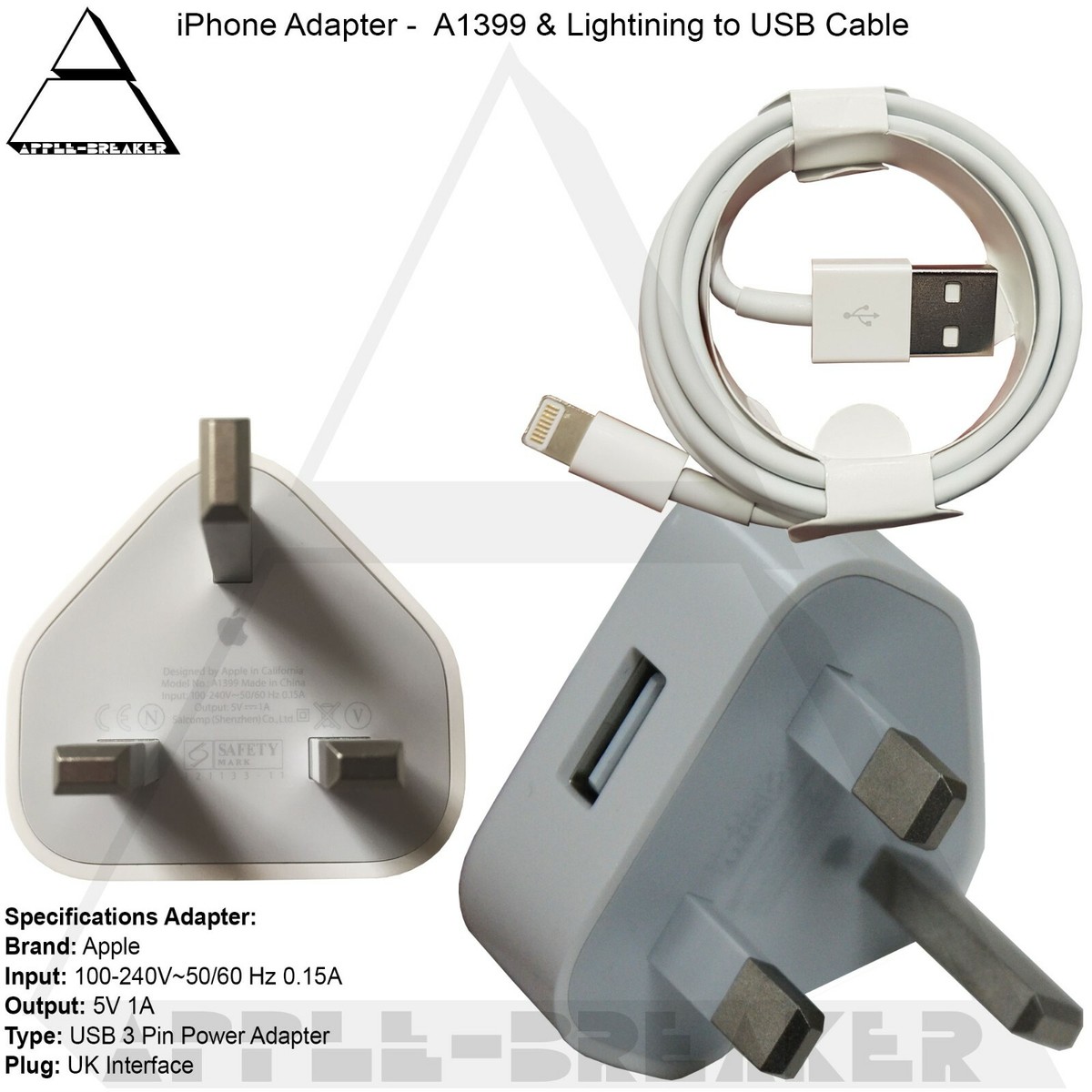Lightning Cable Iphone Apple Charger Beats USB-C To Lightning