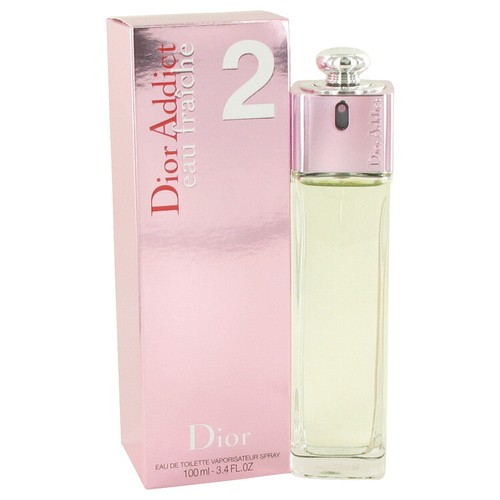 Dior Addict 2 by Christian Dior Eau De Toilette Spray Fraiche 3.4 oz - 第 1/1 張圖片
