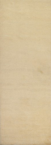 Solid Gabbeh Oriental Contemporary Runner Rug Handmade Wool Carpet 2' 7" x 9' 5"