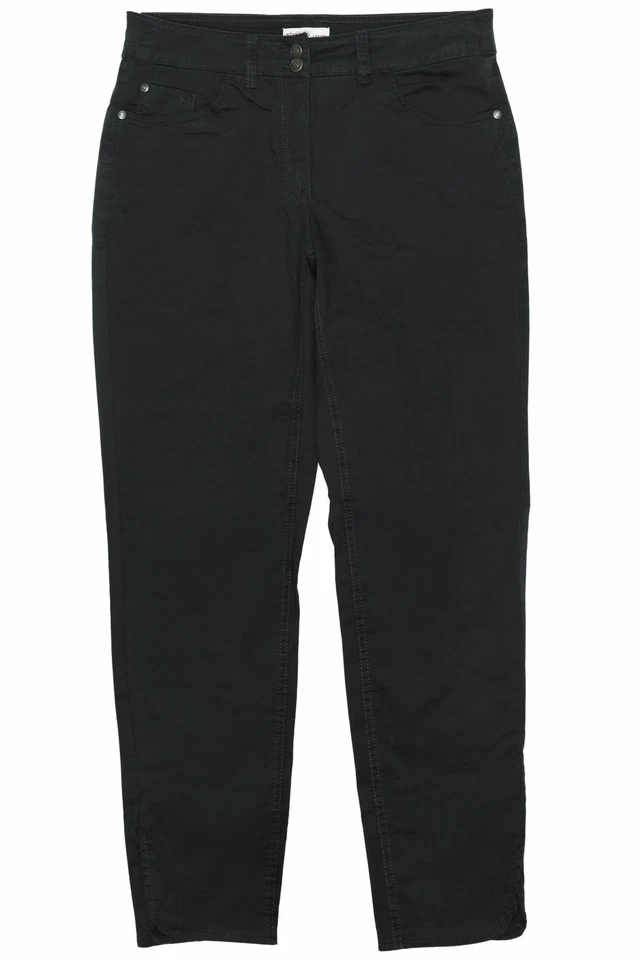 sheego Stretchjeans Die Schmale Slim Cropped Knöchellang Grau Damen Plusgröße - Bild 1 von 1