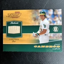 2002 Playoff Piece of the Game Materials Bat Jose Canseco Athletics 155/250