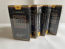 New In Sealed Boxes - Vandoren 56 Rue Lepic Bb Clarinet Reeds - Strength 4