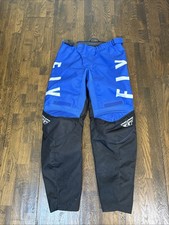 Fly Racing F 16 Moto Pants Blue Black Size 30 Motocross MX Off Road EUC