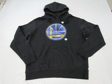 New -Minor Flaw- Golden State Warriors Mens Size L Large Black Hoodie