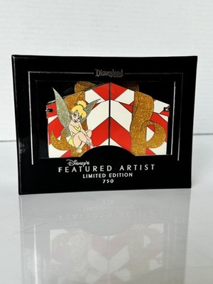 Disney Featured Artist 2007 Happy Holidays Jumbo Pin Tink Mickey Minnie LE 750
