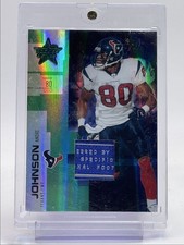 ANDRE JOHNSON 2007 ROOKIES & STARS PATCH EMERALD PRIME TEXANS /25 Q2725