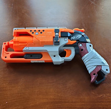 NERF Zombie Strike Hammershot Dart Blaster Orange/Gray/Black MPN A9353