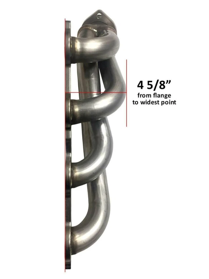 Flowtech Shorty Headers - Natural Finish - 11575FLT - Image 2 of 4