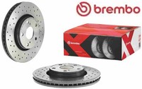 2X Bremsscheibe Brembo 09.B043.1X 2 Bremsscheiben Vorderachse Vorne FüR Toyota