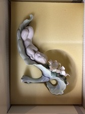 Lladro 6787 Dreaming On Dew Drops nuovo con scatola originale assolutamente stupendo